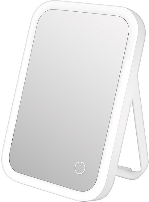 Kinyo LED觸控柔光化妝鏡 BM-066 149 x 24 x 219mm 358g, 白色