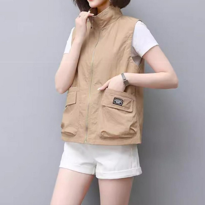 시크힐즈 아우룸 아웃웨어 포켓 바람막이 조끼 11068