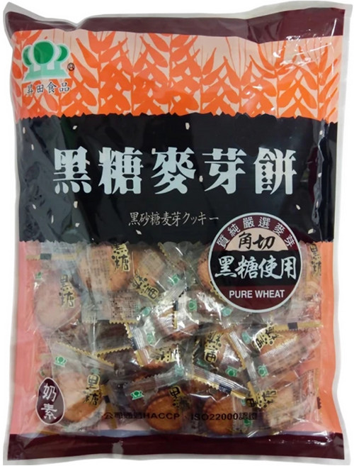 昇田食品 黑糖麥芽餅, 150g, 1袋
