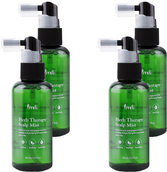 Prreti 頭皮呼吸植萃噴霧, 80ml, 4瓶