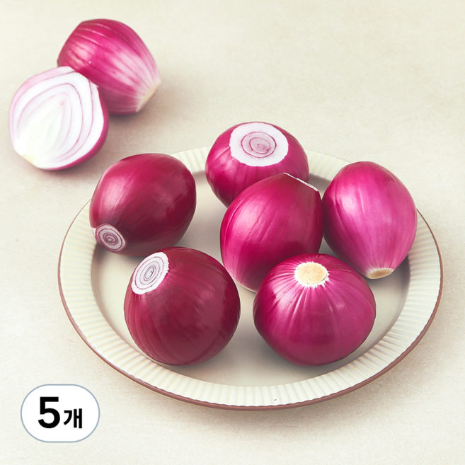 국내산 자색 깐양파, 1kg, 5개