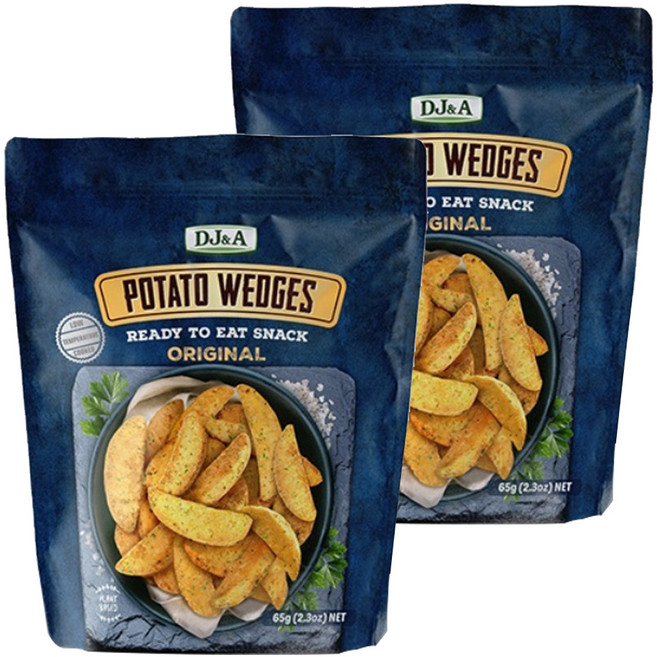 디제이앤에이 포테이토 웨지 오리지널, 65g, 2개