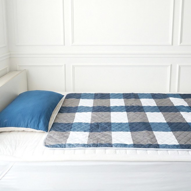 노바리움 시니어 환자 간호 케어 방수 패드, 블루