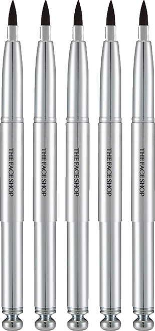 더페이스샵 원터치 립 브러쉬, 혼합색상, 5개