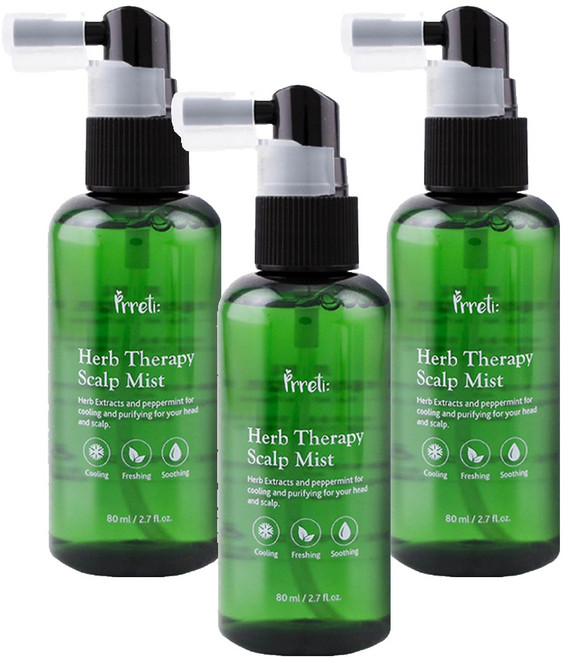 Prreti 頭皮呼吸植萃噴霧, 80ml, 3瓶