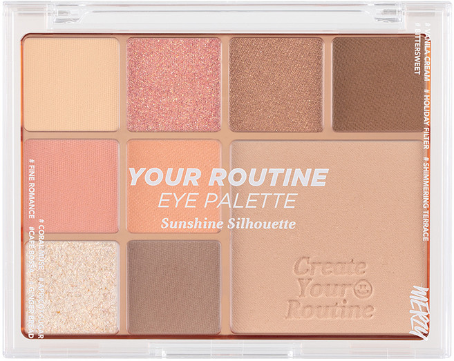 머지 유어 루틴 아이 팔레트 12.2g, SUNSHINE SILHOUETTE, 1개
