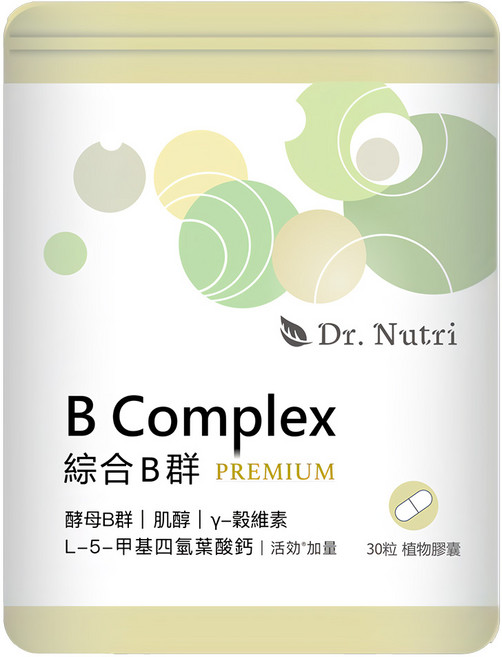 Dr. Nutri 芯漾生醫 綜合B群PREMIUM, 30顆, 15.9g, 1袋