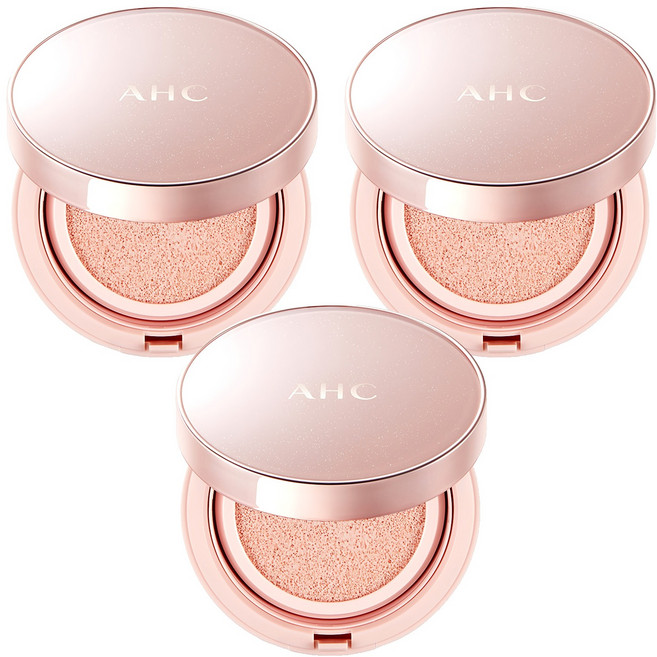 AHC 아우라 시크릿 톤업 쿠션 SPF30 PA++, 15g, 3개