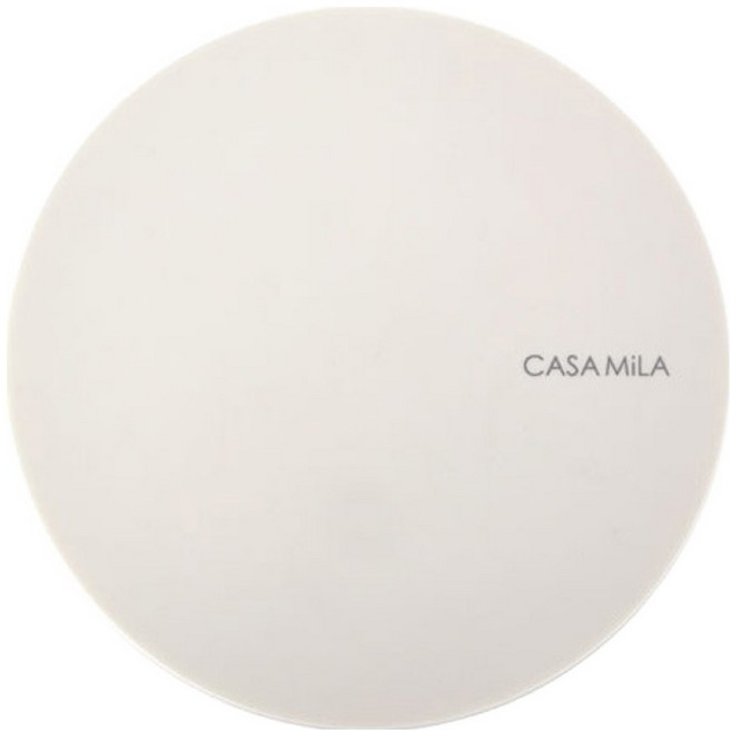 까사밀라 실리콘 파스텔 인덕션 매트 원형 25cm, 아이보리, 1개
