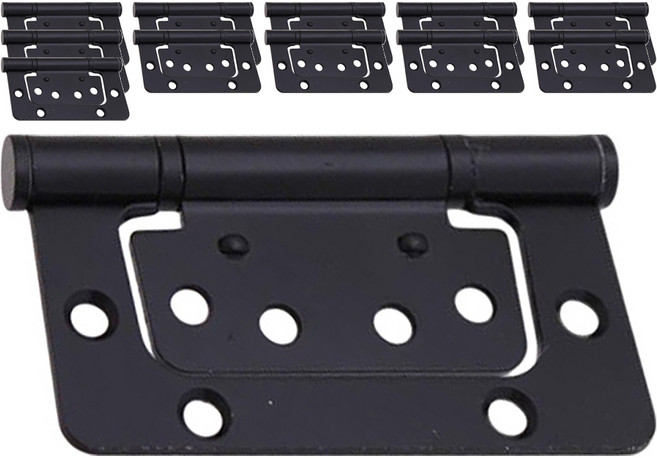 방문용 4인치 이지경첩 블랙, 12개