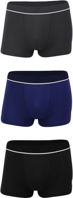 휠라 남성용 F로고 드로즈 팬티 3종 세트 FI4DRH1101M