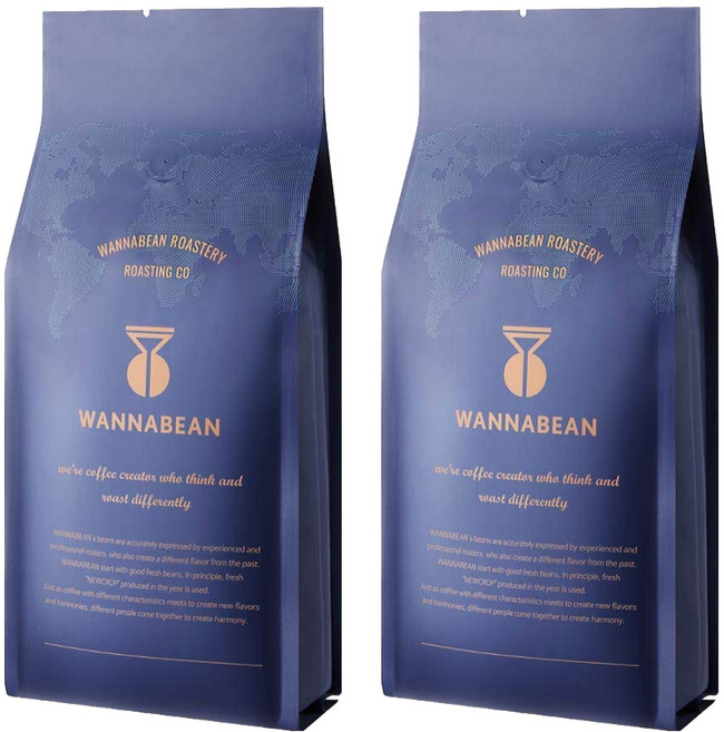 워너빈 인도네시아 만델링 G1 원두커피, 홀빈(분쇄안함), 1kg, 2개