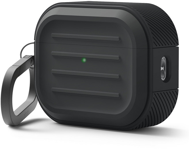 엘라고 아머 행 케이스, 에어팟 프로3, 블랙, 1개