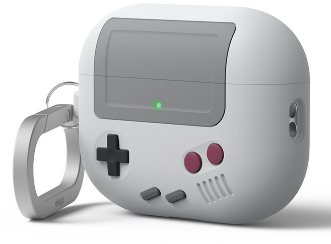 엘라고 AW5 행 케이스, 에어팟 프로3, 라이트그레이, 1개