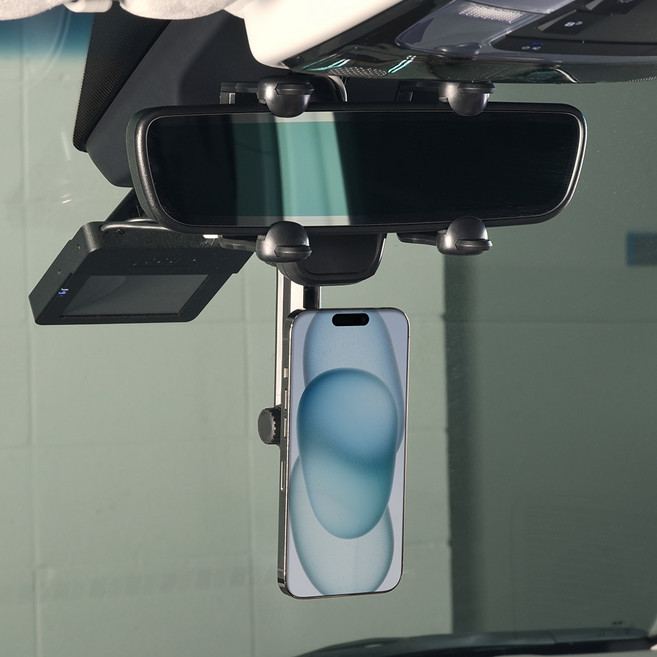 불스원 맥세이프 룸미러 자석 거치대, 1개, 검정