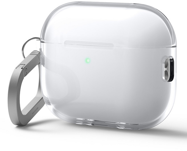 엘라고 클리어 행 케이스, 에어팟 프로3, 투명, 1개