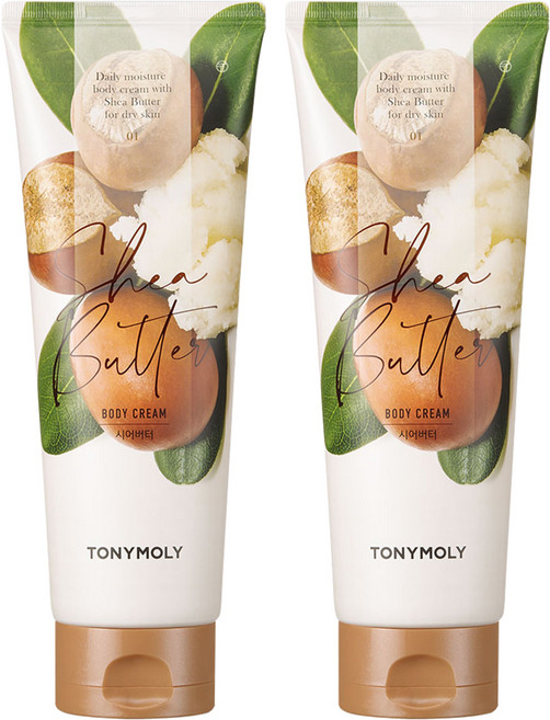토니모리 시어버터 촉촉 바디크림 바닐라향, 2개, 250ml