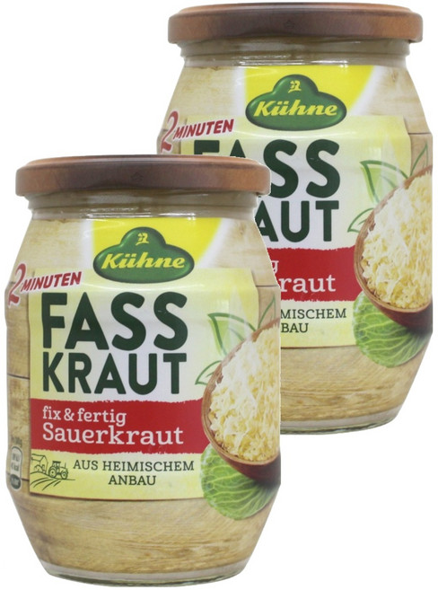 퀴네 파스크라우트 사우어 크라우트, 400g, 2개