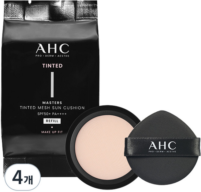 AHC 大師級潤色網紗防曬氣墊粉餅 補充蕊 沁涼米色 SPF50+ PA++++