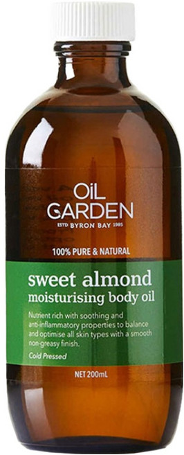 OiL GARDEN 澳悠園 100%甜杏仁SPA基底油, 1瓶, 200ml