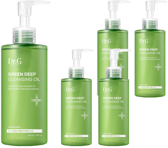 닥터지 그린딥 클렌징 오일, 210ml, 5개