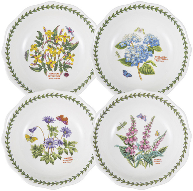 포트메리온 보타닉가든 테라스 시리얼 볼 4p 세트, 혼합색상, 1개