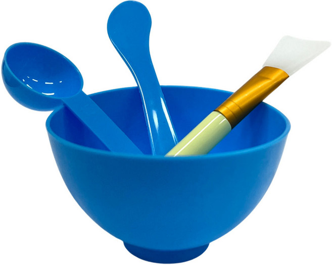 심플리비 얼굴 팩 도구 4종 세트, 1세트, 블루