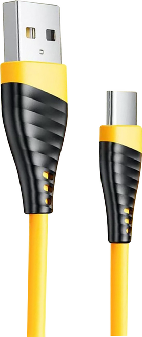 小麥購物 Type-C系列 120W USB-A-Type-C快充數據線 L1378, 1個, 黃色, 150cm