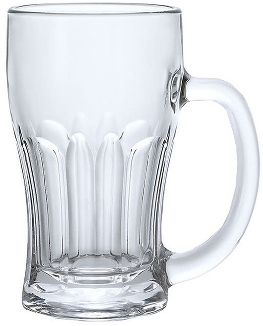 ADERIA GLASS 玻璃啤酒杯 輕酌款 380ml, 1個