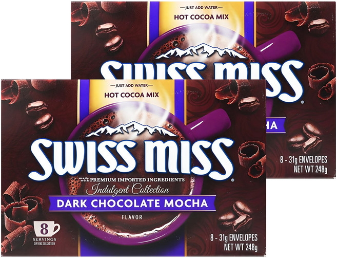 스위스미스 다크 초콜릿 모카, 31g, 8개입, 2개