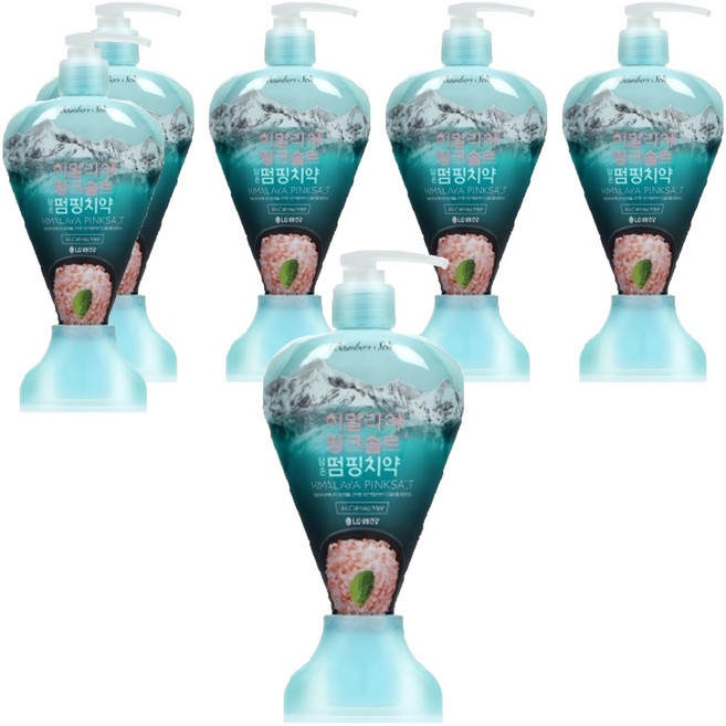 히말라야핑크솔트 담은 펌핑치약 아이스카밍민트, 285g, 6개