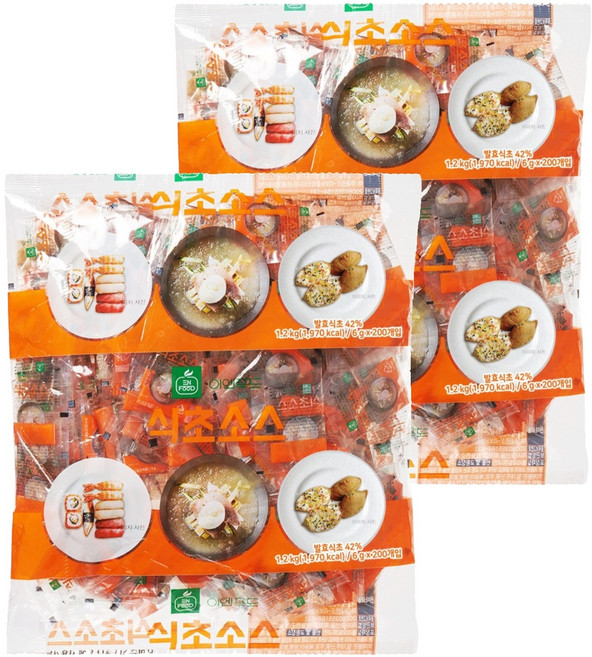 이엔푸드 미니식초, 1.2kg, 2개