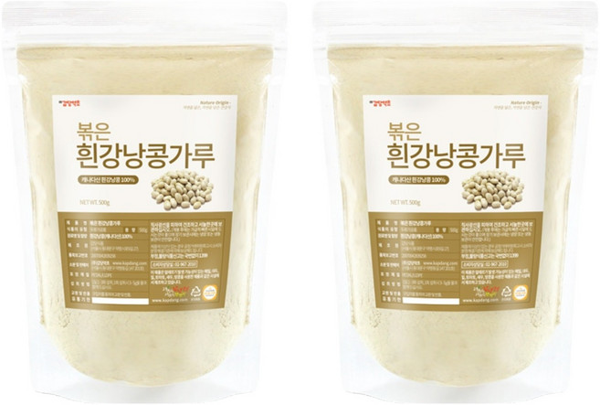갑당약초 볶은 흰강낭콩가루, 2개, 500g