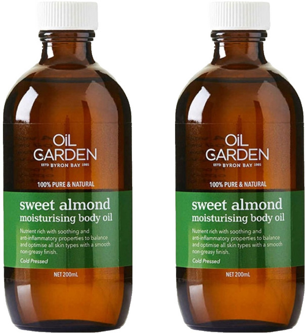 OiL GARDEN 澳悠園 100%甜杏仁SPA基底油, 2瓶, 200ml