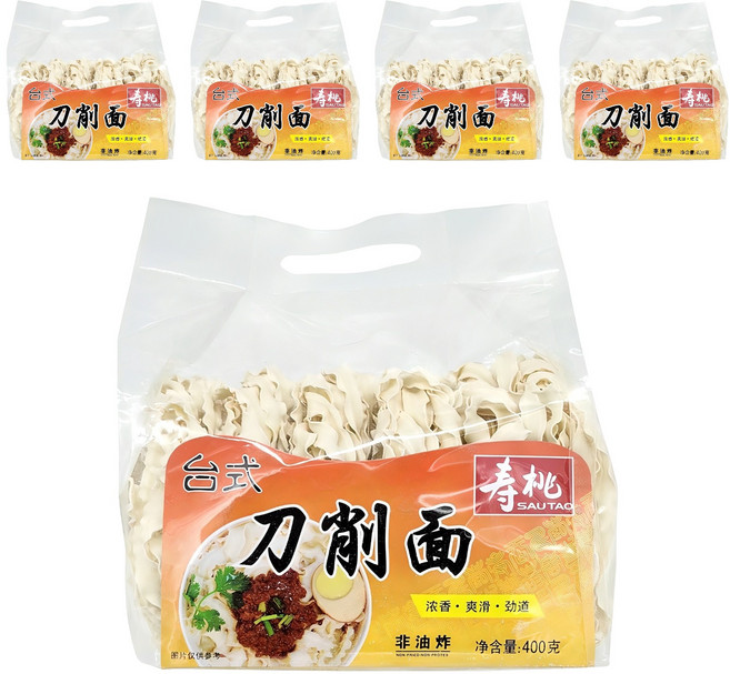 사우타오 도삭면, 400g, 5개