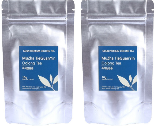 GOUN 다하랑 목책철관음 우롱차, 10g, 2개, 1개입