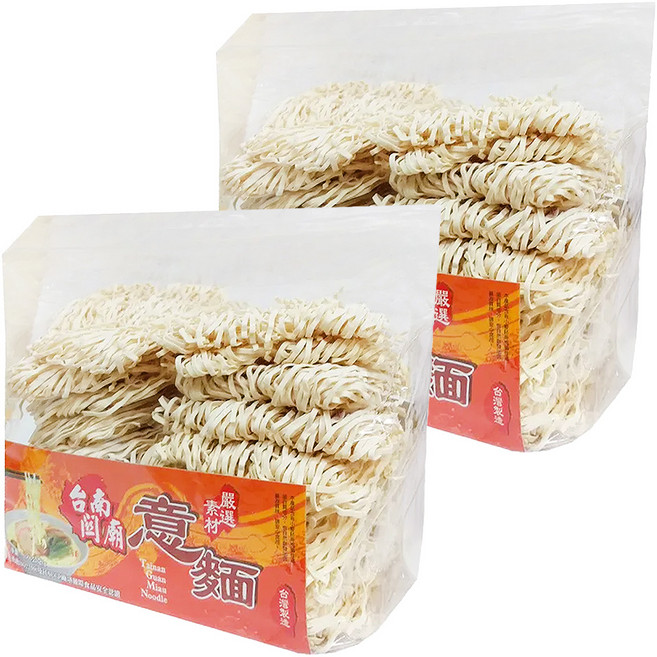 忠義 台南關廟意麵, 1kg, 2袋