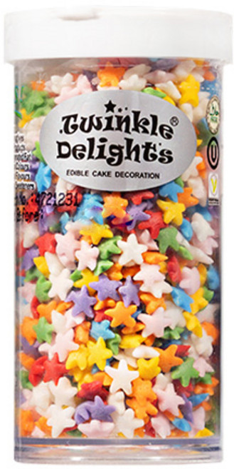 퀄리티스프링클 레인보우 스타 스프링클, 65g, 1개