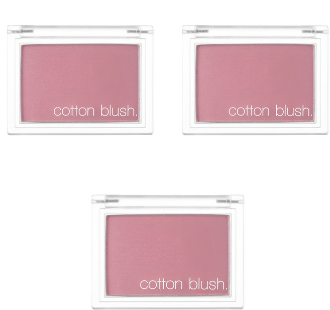 미샤 코튼 블러셔 4g, 라벤더 퍼퓸, 3개