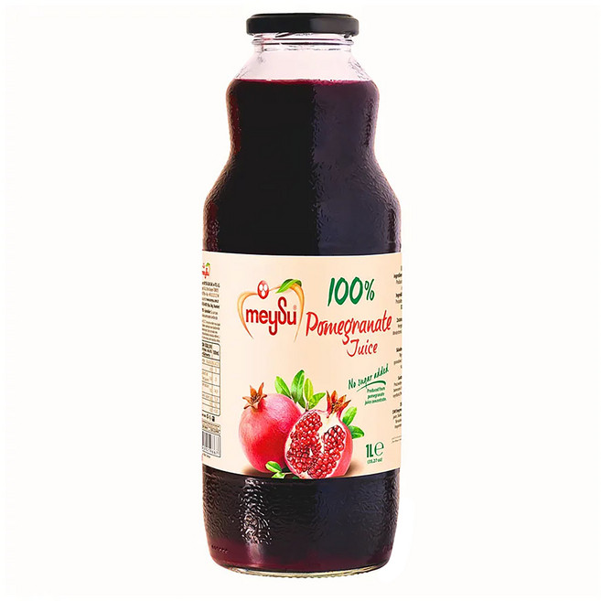 meySu 美愫 100%紅石榴汁, 1L, 1瓶