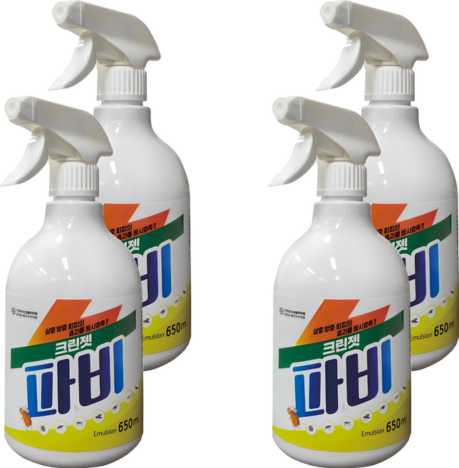 파비 가정용 다목적 살충제 650ml, 1개입, 4개
