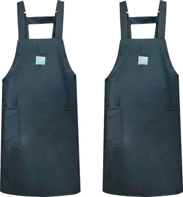 永潔 圍裙 和風家事裙, 2件, 素色