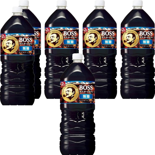 日本 BOSS 無糖咖啡, 2L, 6瓶