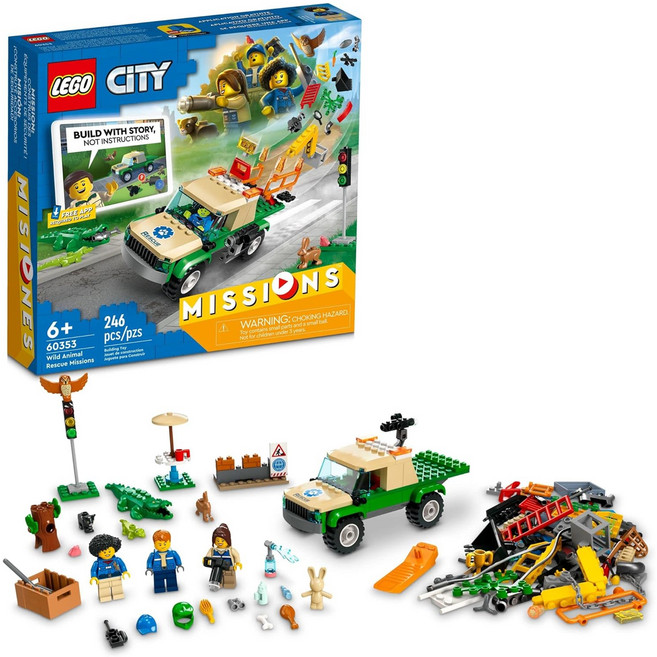 LEGO 60353 城市系列, 綠色 + 米色, 1盒