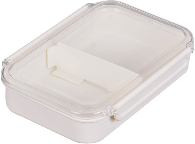 PEARL LIFE 珍珠金屬 Actia 大型便當盒, 白色, 1個