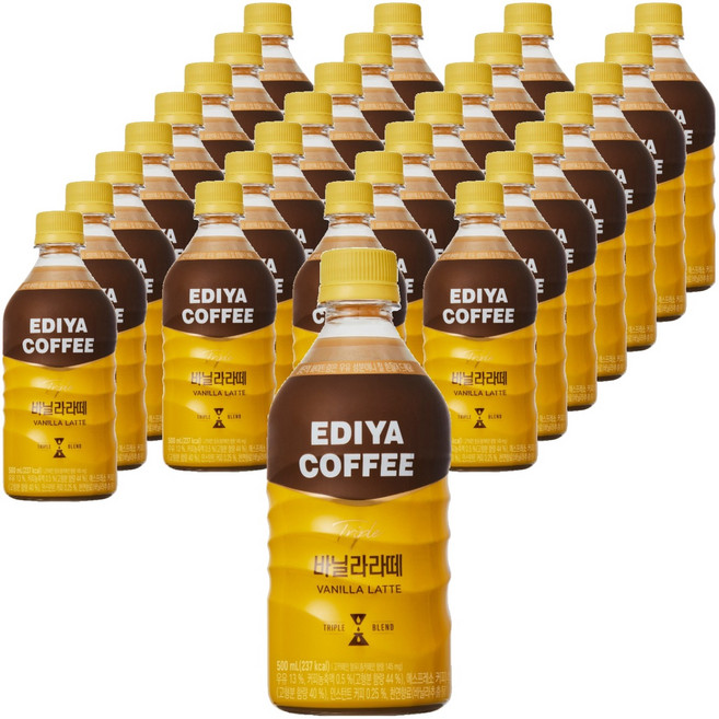 이디야 트리플 바닐라라떼, 500ml, 48개