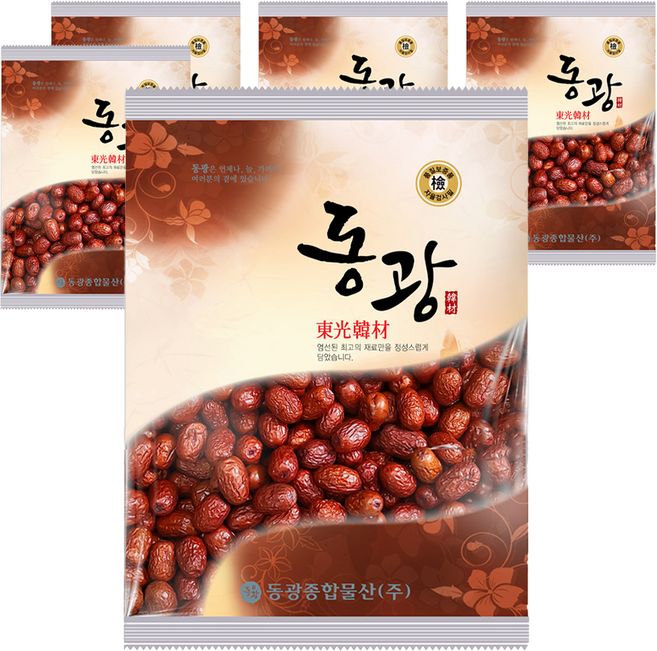 동광한방몰 대추, 5개, 500g