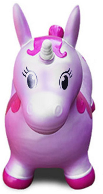 반석스포츠 유아용 동물형 통통볼 유니콘, 보라색, 1개