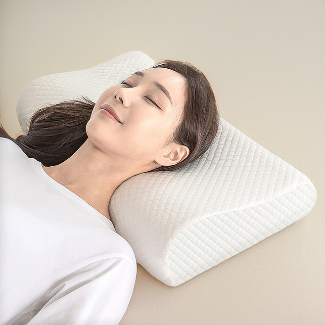 레토 경추베개 + 커버 + 분리형 속커버 세트, 화이트, 1개