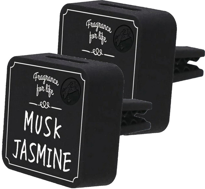 John's Blend 車用芳香劑 105 x 30 x 114mm, 2個, 茉莉麝香